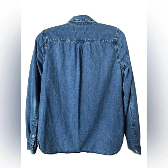 Madewell Blue Denim Blouse - Picture 7 of 7